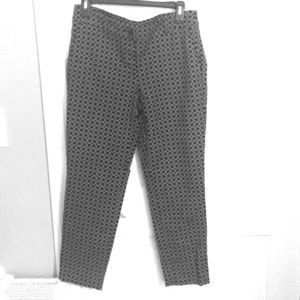 Black and White Printed Women’s Pants